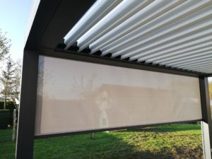 Pergola bioclimatique Lux Intégral, CS Koncept. Création art home alu, alsace